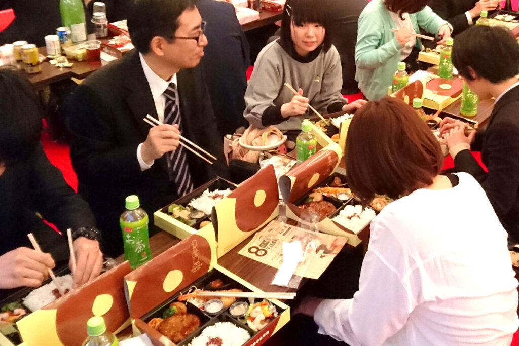 お花見会の様子